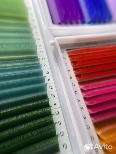 Цветные ресницы Для наращивания ресниц