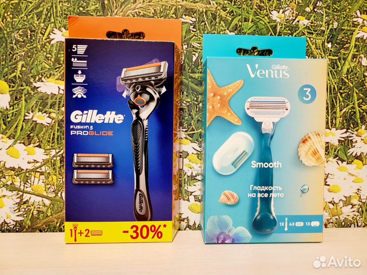 Набор Gillette Fusion Venus станок кассеты
