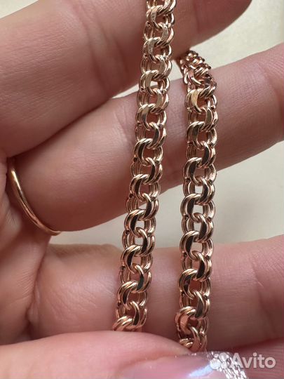 Золотой браслет р-р 21,5