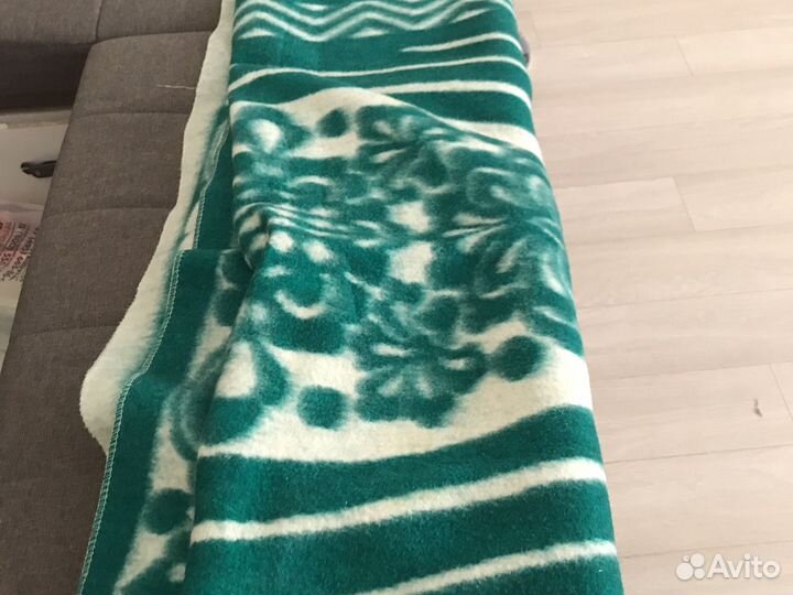 Одеяло шерстяное новое