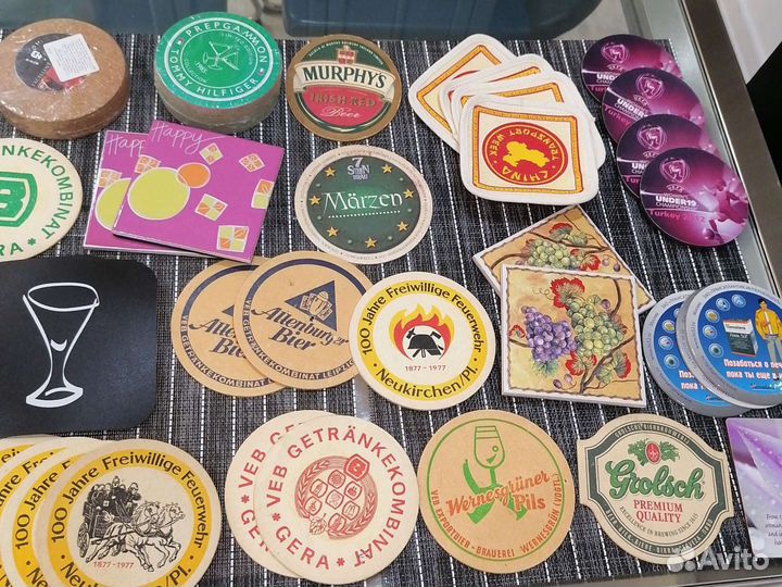 Коллекции бирдекелей и подставок под стаканы