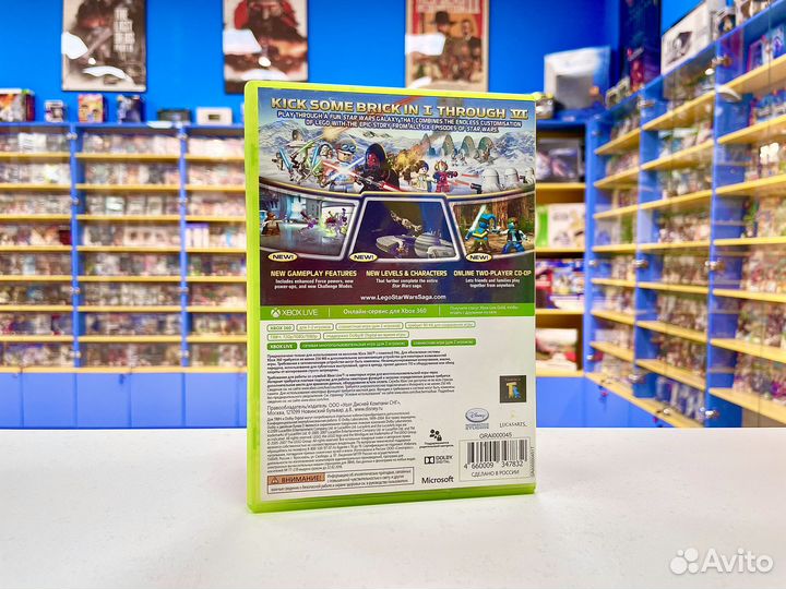 Lego Star Wars The Complete Saga xbox 360 Диск