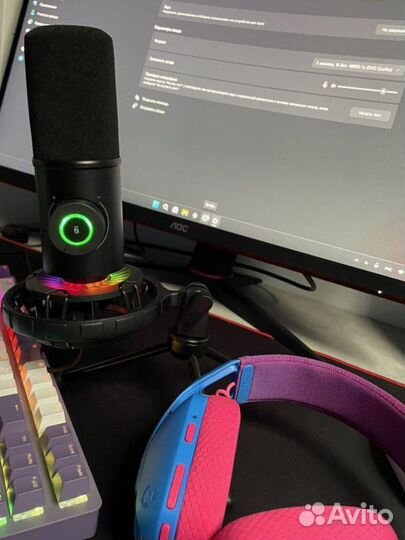 Микрофон fifine k658 динамический С держателем