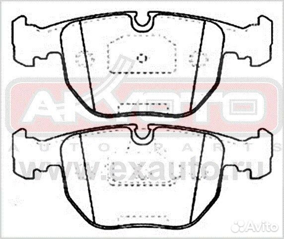 Колодки тормозные дисковые перед