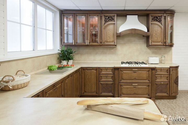 Кухни на заказ, Ясень, цвет 