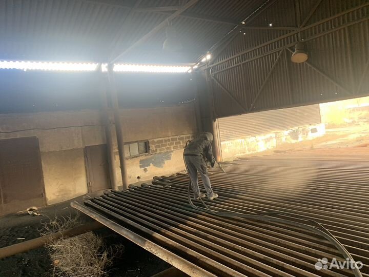 Пескоструйная очистка