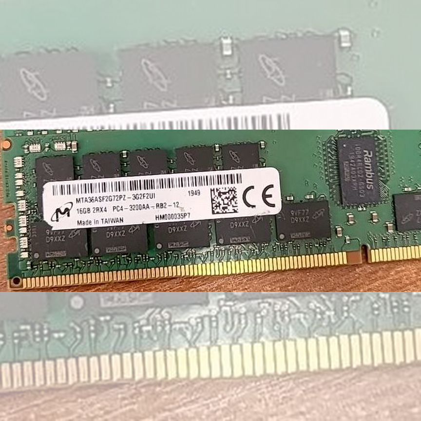 [MTA36ASF2G72PZ-3G2] Rdimm Ecc 16gb * 3200 Micron Mta36asf2g72pz-3g2