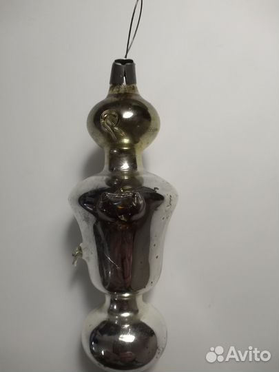 Елочные игрушка СССР самовар с чайником