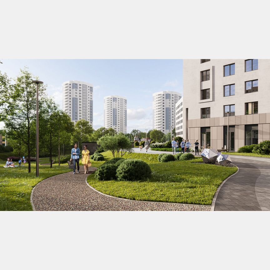 3-к. квартира, 63 м², 2/25 эт.