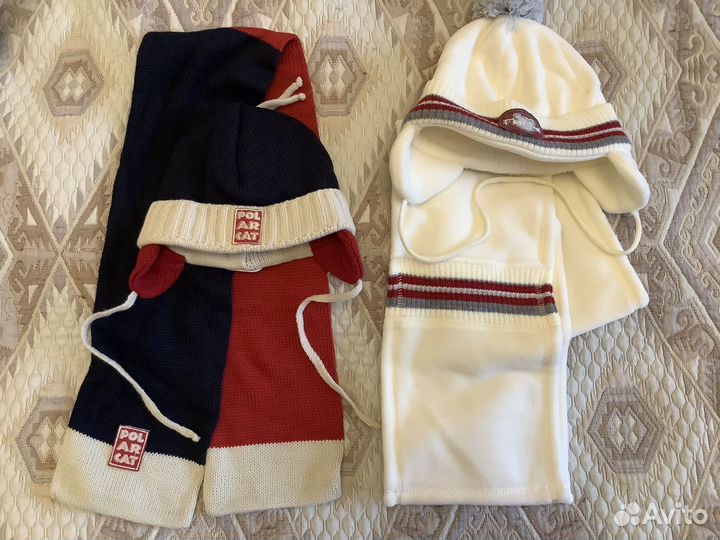 Шапка с шарфом детские Wojcik