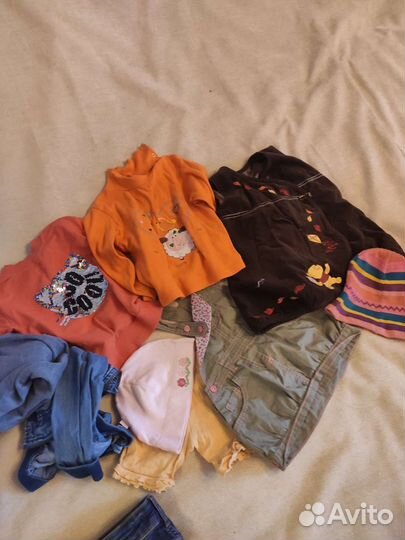Детские вещи пакетом для девочки 1-2 года