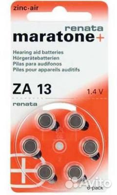 Батарея Renata ZA13 в наборе 6 шт