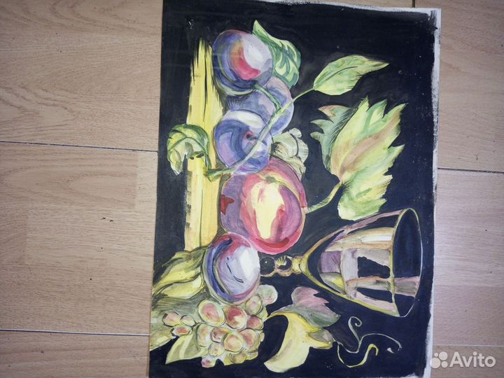 Натюрморты акварелью