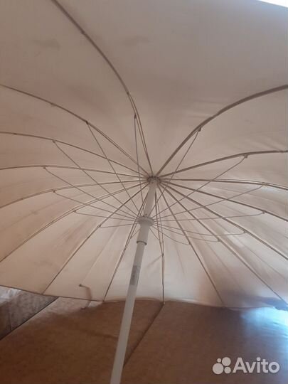 Зонт большой, для пляжа, для дачи.для природы.Ikea