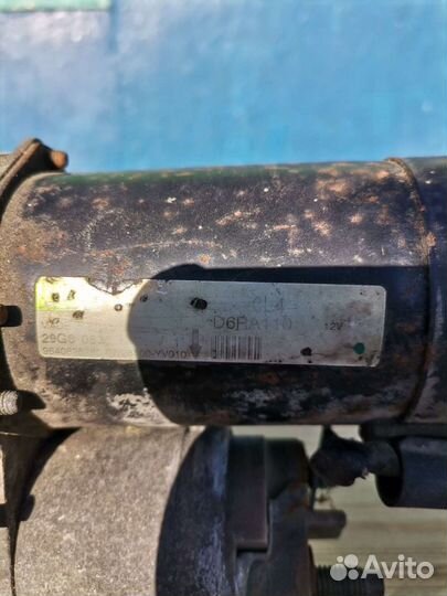 Стартер peugeot 1.6 diesel