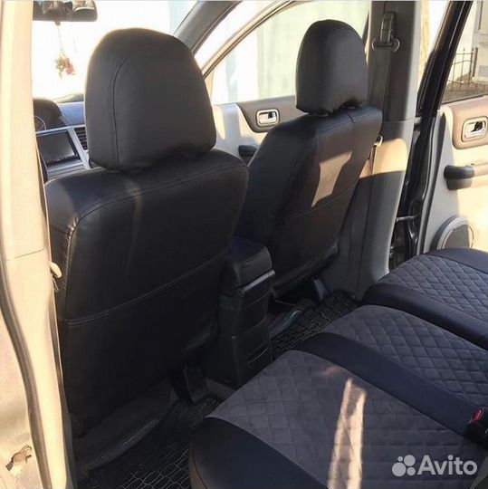 Чехлы из Алькантары Ромб Премиум класса Автопилот