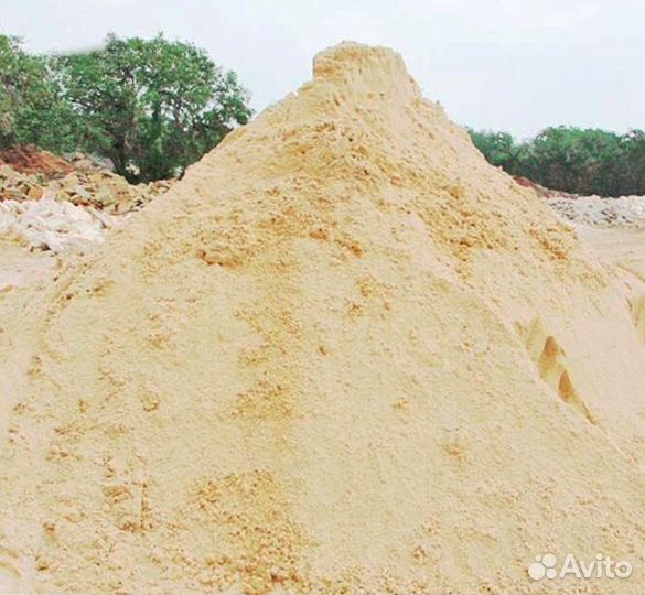 Песок карьерный с доставкой