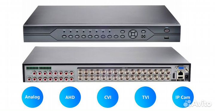 Видеорегистратор 4К cctv 32CH 5MP 32 канальный