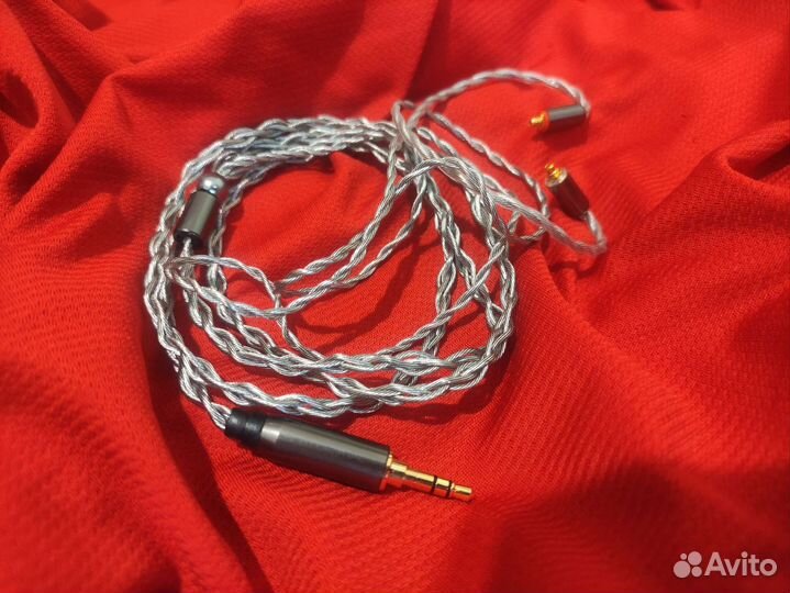 Кабель для наушников 3,5 mmcx IvipQ графеновый