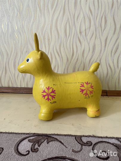 Качалка лошадь,Игрушка попрыгун олень