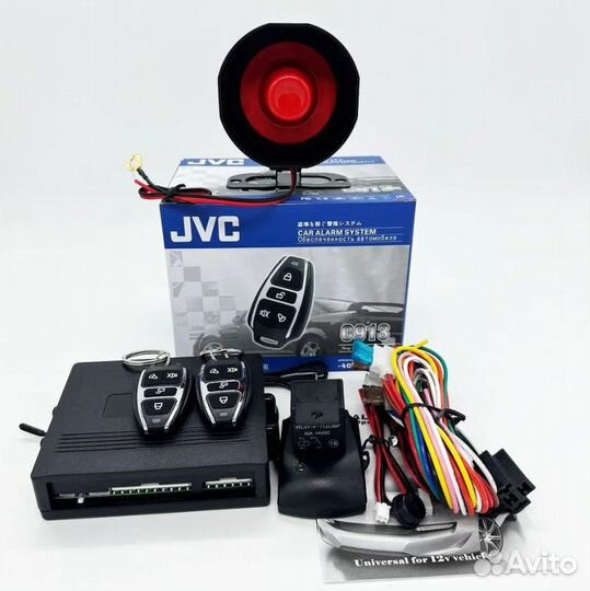 Автосигнализация JVC C913 без автозапуска