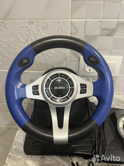 Игровой руль для ps3 и пк Sven