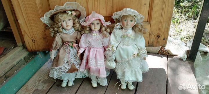 Куклы фарфоровые коллекционные