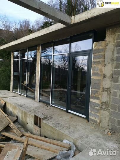 Алюминиевые окна, алюминиевые фасады Alutech F-50