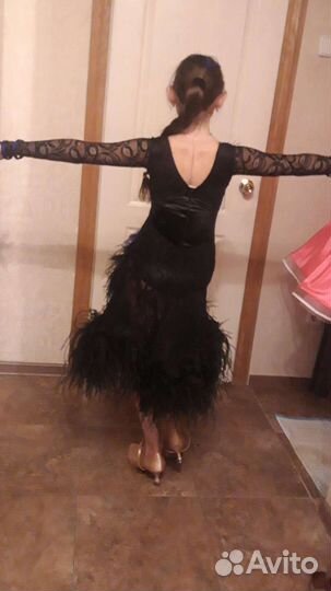 Платье для бальных танцев Латина ю1