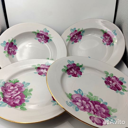 Сервиз чайный, тарелки разные СССР