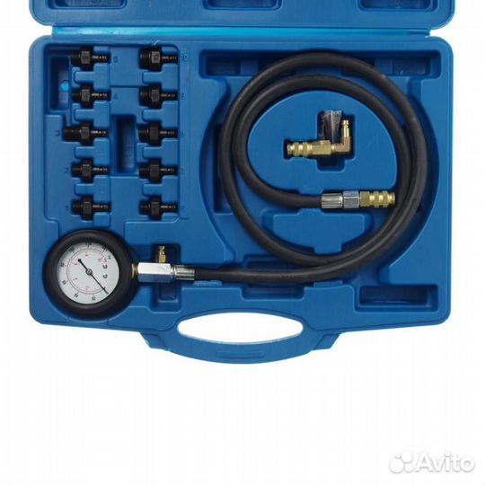 Тестер давления масла с адаптерами-переходниками