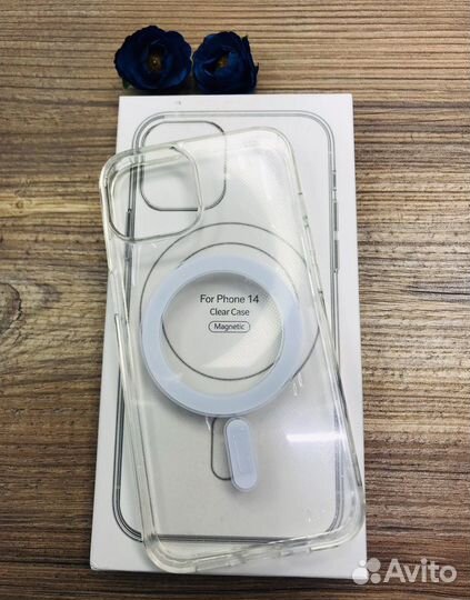 Чехол силиконовый iPhone 14 с Magsafe