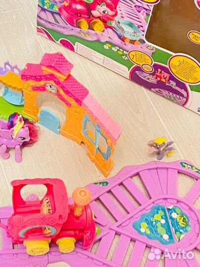 My little pony, железная дорога, школа, пони