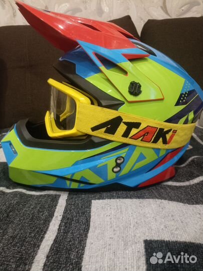 Кроссовый шлем ataki