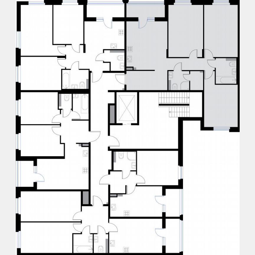3-к. квартира, 86 м², 2/3 эт.