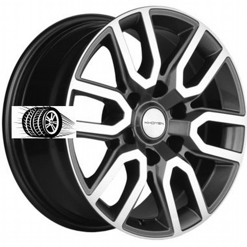 Литые диски Khomen Wheels 8×R17 6×139.7