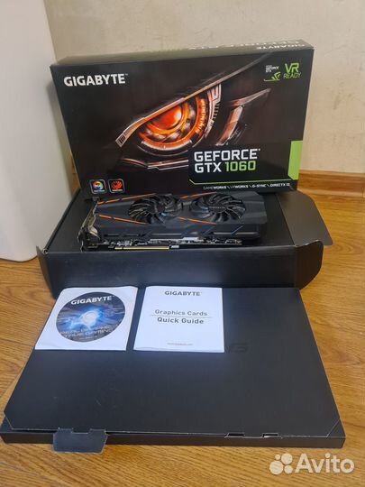 Видеокарта gtx 1060 6gb gigabyte