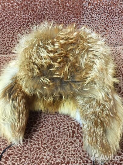 Мужская лисья шапка