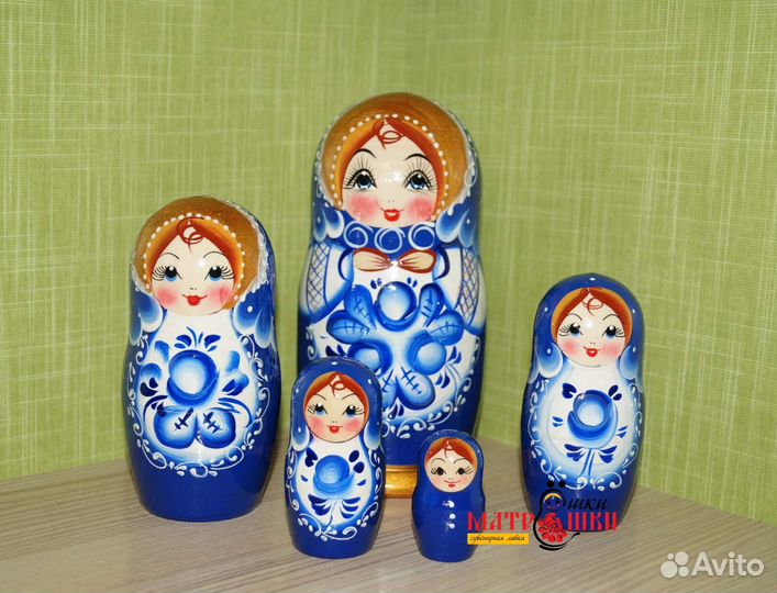 Матрешка 18см 4вида