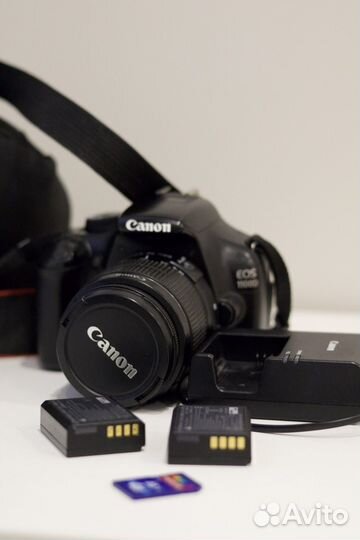 Зеркальный фотоаппарат canon eos 1100d