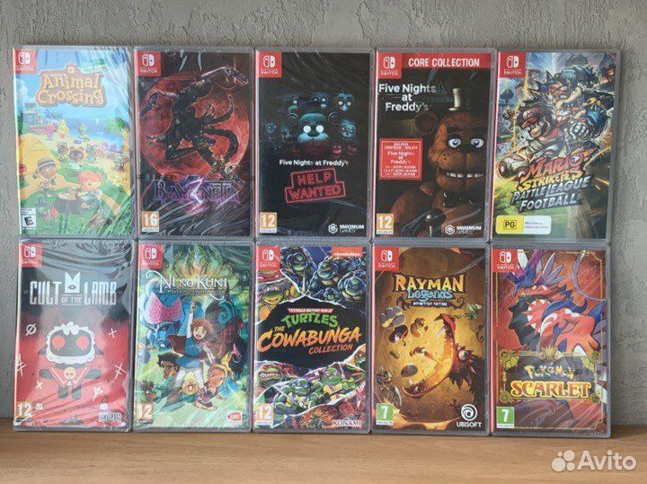Игровые картриджи Nintendo Switch Новые Наличие