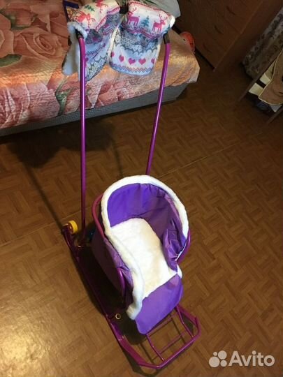 Коляска санки