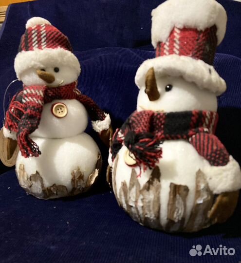 Новогодняя игрушка, елочные игрушки, снеговик