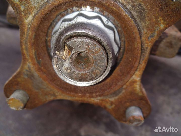 Задний мост на mercedes sprinter 2000 год 35/8