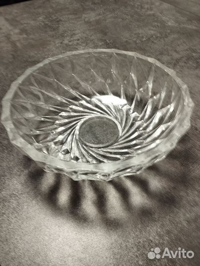 Конфетница (салатник) хрусталь 18 см