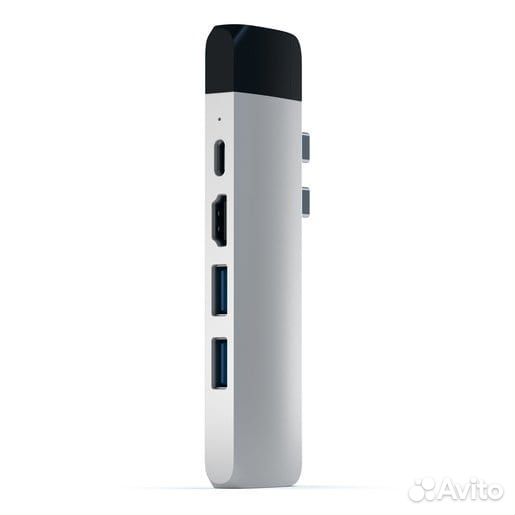 USB-хаб Satechi Aluminum Pro Hub с Ethernet Mac