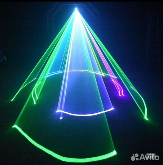 Лазер/ лазерный проектор для дискотеки 2200 мВт