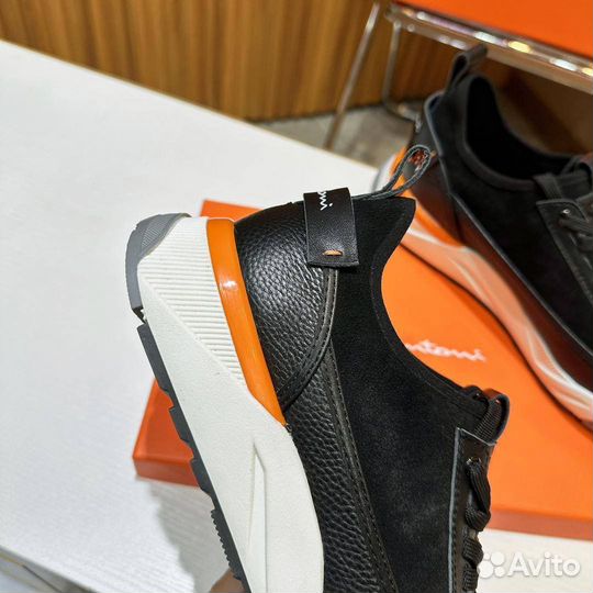 Легкие кроссовки Santoni для весны