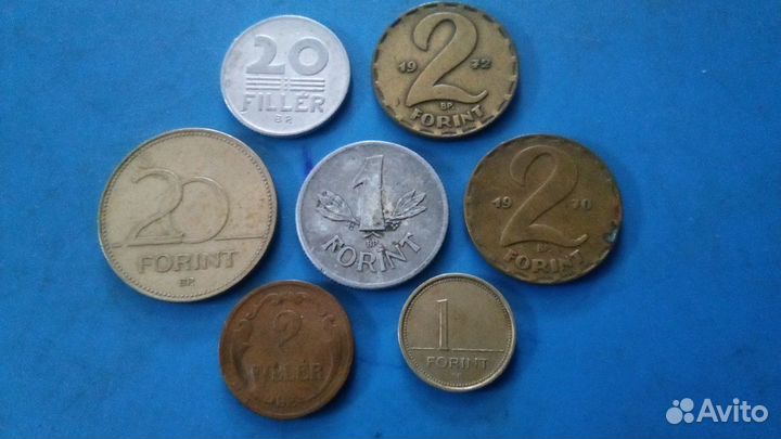 Монеты венгрия 7 штук
