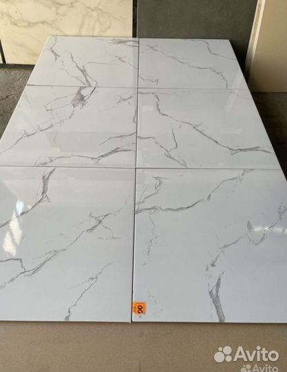 Керамическая плитка напольная под мрамор